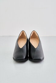 AZUL BY MOUSSY SQUARE TOE THICK HEEL PUMPS アズールバイマウジー シューズ・靴 パンプス ブラック【送料無料】