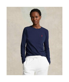 POLO RALPH LAUREN ロングスリーブ ジャージー クルーネック Tシャツ ラルフローレン トップス カットソー・Tシャツ ネイビー【送料無料】