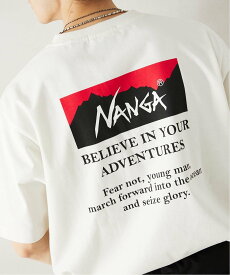 JOURNAL STANDARD relume 【NANGA x relume】別注 BELIEVE IN YOUR ADVETURES プリントT ジャーナル スタンダード レリューム トップス カットソー・Tシャツ ブラック【送料無料】