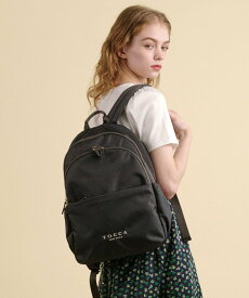 TOCCA 【WEB&一部店舗限定】【A4サイズ対応・環境に優しい素材】COLLINA BACKPACK 13ポケット バックパック トッカ バッグ リュック・バックパック グレー ブラック ベージュ【送料無料】