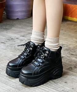 attagirl 厚底レースアップスニーカー アタガール シューズ・靴 スニーカー ホワイト【送料無料】