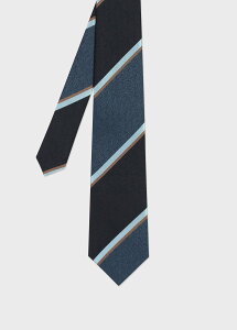 Paul Smith Melange Stamp �^�C �|�[���E�X�~�X �X�[�c�E�t�H�[�}�� �l�N�^�C�E���l�N�^�C �u���b�N�y���������z