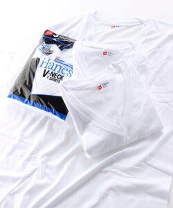 Hanes HANES/(M)�yHANES�z�p�b�N����V�l�b�NT�V���c��(3P) HM2125G 010 �W�[���Y���C�g �g�b�v�X �J�b�g�\�[�ET�V���c �z���C�g