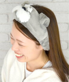 NICI ヘアバンド シュナウザー アントレスクエア ヘアアクセサリー カチューシャ・ヘアバンド グレー