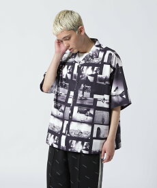 【SALE／30%OFF】AVIREX 《直営店限定》AVX WEST COAST PATTERN SHIRT / ウエストコースト 総柄 シャツ アヴィレックス トップス シャツ・ブラウス ホワイト ブラック【送料無料】