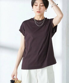 SHIPS WOMEN Primary NavyLabel: ニュー スヴィン コットン フレンチ スリーブ 23SS シップス トップス ノースリーブ・タンクトップ ブラウン ホワイト グレー ブラック オレンジ イエロー グリーン【送料無料】