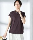 SHIPS Primary Navy Label: ニュー スヴィン コットン フレンチ スリーブ