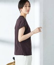 SHIPS Primary Navy Label: ニュー スヴィン コットン フレンチ スリーブ