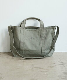 UNITED ARROWS green label relaxing 【別注】＜L.L.Bean＞グローサリー トートバッグ ＜Mサイズ＞ ユナイテッドアローズ グリーンレーベルリラクシング バッグ ショルダーバッグ カーキグリーン ホワイト ブラック ブラウン グレー【送料無料】