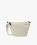 agnes b. ENFANT キッズ ロゴ ポシェット アニエスベー バッグ ショルダーバッグ ベージュ【送料無料】