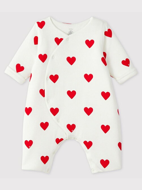 Petit Bateau K ハートプリント足なしロンパース Rakuten Fashion 楽天ファッション 旧楽天ブランドアベニュー Bk4694