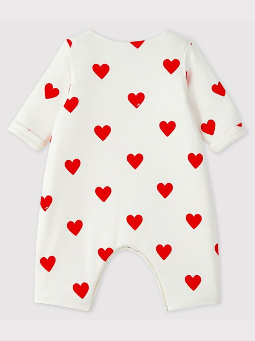 Petit Bateau K ハートプリント足なしロンパース Rakuten Fashion 楽天ファッション 旧楽天ブランドアベニュー Bk4694