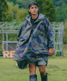 KiU KIU/(U)NEW STANDARD RAIN PONCHO ゴースローキャラバン ジャケット・アウター レインコート ブルー カーキ パープル ブラック ベージュ オレンジ ネイビー【送料無料】