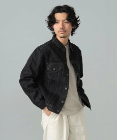 Brilla per il gusto 【別注】AUBERGE * Brilla per il gusto / シーアイランドコットン ブラックデニム 3rdタイプ ブルゾン ビームス メン ジャケット・アウター ブルゾン・ジャンパー ブラック【送料無料】