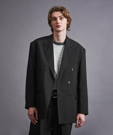 【SALE／70%OFF】monkey time BEAUTY&YOUTH UNITED ARROWS エアーバックサテンシリーズ オーバーサイズ ダブルブレスト ジャケット-セットアップ対応- ユナイテッドアローズ アウトレット ジャケット・アウター テーラードジャケット・ブレザー ブラック【送料無料】