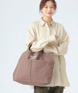 BEAMS HEART WOMEN �X�}�C�� �h�J ���S �o�b�O 26SS ���s �ʋ� �ʊw A4�T�C�Y�Ή� �r�[���X �n�[�g �o�b�O �g�[�g�o�b�O �O���[�� �x�[�W�� �z���C�g �O���[ �u���E�� �C�G���[�y���������z
