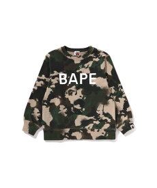 【SALE／30%OFF】A BATHING APE PIRATE STORE MAP CAMO BAPE CREWNECK SWEATSHIRT ア ベイシング エイプ パイレーツストア トップス スウェット・トレーナー グリーン【送料無料】