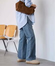 ≪予約≫NEWルーズフレアデニムパンツ