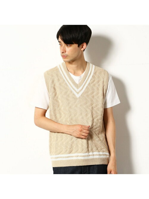 Comme Ca Ism リネン チルデン ニットベスト Rakuten Fashion 楽天ファッション 旧楽天ブランドアベニュー As4695