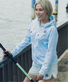 【SALE／65%OFF】inhabitant inhabitant(インハビタント)Boat Womans Dry Hoodie シフォン トップス パーカー・フーディー ブルー グリーン【送料無料】