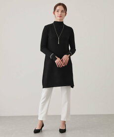 【SALE／50%OFF】JAYRO 袖口ワンポイントニットワンピ-ス ジャイロ ワンピース・ドレス ワンピース ベージュ グレー ブラック