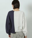 リメイク風ロゴ裏毛プルオーバー
