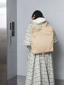 emmi 【ONLINE限定】eco 撥水 3wayトートバックパック エミ バッグ その他のバッグ ブラック ベージュ【送料無料】