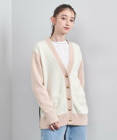 【SALE／80%OFF】UNITED ARROWS メタルボタン Vネック ニットカーディガン ユナイテッドアローズ アウトレット トップス カーディガン グレー ホワイト ベージュ【送料無料】