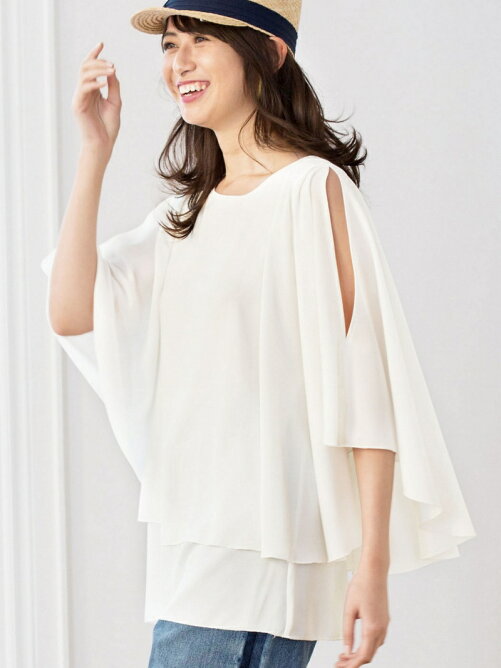 Ranan 2wayシフォンブラウスチュニック Rakuten Fashion 楽天ファッション 旧楽天ブランドアベニュー M