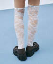 レースロングソックス