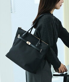 LOWELL Things 【追加分/再入荷/kariさんコラボ】多機能BELTEDナイロントート/A4/通 ロウェル シングス バッグ ビジネスバッグ・ブリーフケース ブラック ホワイト【送料無料】