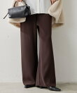 バックサテンドロストパンツ