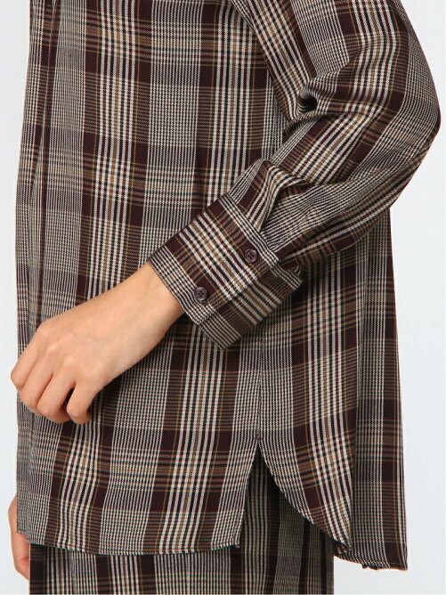 A C Design By Alphacubic チェック柄ブラウス Rakuten Fashion