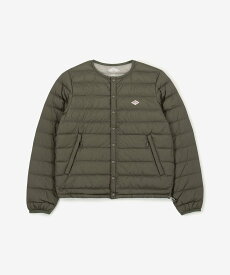 Bshop DANTON ｜ クルーネック インナーダウンジャケット WOMEN ビショップ ジャケット・アウター ダウンジャケット・ダウンベスト ブラウン ベージュ ブラック ホワイト グリーン【送料無料】