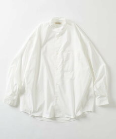 【SALE／20%OFF】FREAK'S STORE Relax Fit リラックスフィット バンドカラー シャツ 【限定展開】 25AW フリークスストア トップス シャツ・ブラウス ベージュ ブラック グリーン ホワイト グレー ブルー【送料無料】