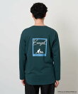 KANGOLスクエアプリントロングシルエットカットソー