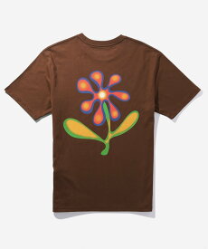 【SALE／30%OFF】Saturdays NYC Airbrush Flower SS Tee サタデーズ　ニューヨークシティ トップス カットソー・Tシャツ ブラウン ブルー【送料無料】