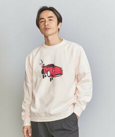 【SALE／70%OFF】BEAUTY&YOUTH UNITED ARROWS 【別注】 ＜POP TRADING COMPANY＞ CAR/スウェット ユナイテッドアローズ アウトレット トップス スウェット・トレーナー グレー ホワイト【送料無料】