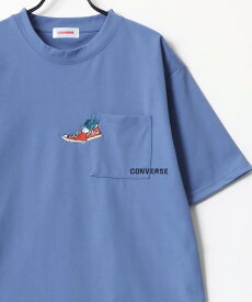 【SALE／10%OFF】CONVERSE CONVERSE/(M)Tシャツ メンズ 半袖 ロゴ ワンポイント ラザル トップス カットソー・Tシャツ ブルー ベージュ ホワイト