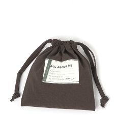 【SALE／50%OFF】studio CLIP LABEL巾着 スタディオクリップ 財布・ポーチ・ケース ポーチ グリーン イエロー ブラウン ピンク ブルー