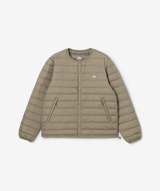 Bshop DANTON ｜ クルーネック インナーダウンジャケット MEN ビショップ ジャケット・アウター ダウンジャケット・ダウンベスト イエロー ブラック グリーン ベージュ【送料無料】