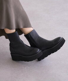 BEARDSLEY レザーミドルブーツ ビアズリー シューズ・靴 その他のシューズ・靴 ブラック【送料無料】