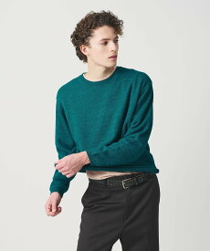 BEAUTY&YOUTH UNITED ARROWS WJQ カットオフ クルーネック ニット ウォッシャブル ビューティー＆ユース　ユナイテッドアローズ トップス ニット ブラック ホワイト【送料無料】