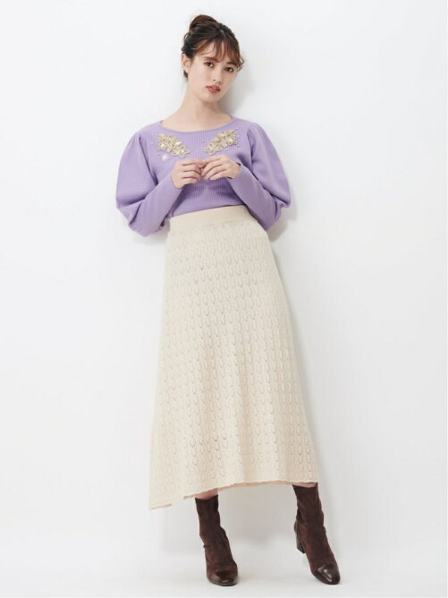 Supreme La La スカシアミaラインニットスカート Rakuten Fashion Supreme La La スカシアミaラインニットスカート Rakuten Fashion