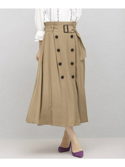 Nano Universe トレンチフレアスカート Rakuten Fashion 楽天