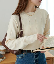 Discoat 【10色展開/WEB限定】ウールライクプルオーバー ディスコート トップス ニット グリーン グレー ブラック ホワイト イエロー ネイビー ブラウン レッド【送料無料】