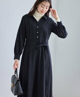 【SALE／30%OFF】ROPE' PICNIC リボンシャツワンピース ロペピクニック ワンピース・ドレス シャツワンピ…