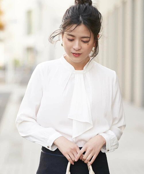 Ofuon 洗濯機で洗える ボウタイブラウス Rakuten Fashion 楽天ファッション 旧楽天ブランドアベニュー Ca7701