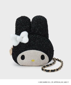 【SALE／50%OFF】OPAQUE.CLIP 【マイメロディ】フェイス型2WAYキラキラミニショルダー オペークドットクリップ バッグ ショルダーバッグ ピンク レッド ブラック