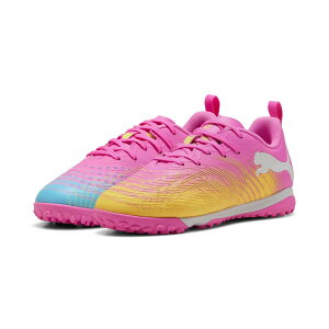PUMA �L�b�Y �t���[�`���[ 9 �v���C TT + �~�b�h �T�b�J�[�g���[�j���O�V���[�Y 20-22.5cm FUTURE 9 PLAY TT + Mid Jr �v�[�} �V���[�Y�E�C �X�j�[�J�[ �s���N�y���������z